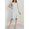 Altı Fırfırlı Elbise Mint - 41851.1723.
