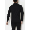 Ara Biyeli Polo Yaka Erkek Sweat Siyah - 25978.2125.