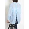 Arkadan Bağlı Oversize Poplin Gömlek Bebemavi - 8112.1437.