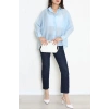 Arkadan Bağlı Oversize Poplin Gömlek Bebemavi - 8112.1437.