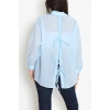 Arkadan Bağlı Oversize Poplin Gömlek Bebemavi - 8112.1437.