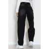 Arkası Tokalı Baggy Kot Pantolon Siyah - 31712.2059.