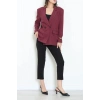 Astarlı Blazer Ceket Bordo - 8120.1437.