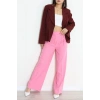 Astarlı Oversize Blazer Ceket Bordo - 8136.1437.