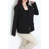 Astarlı Oversize Blazer Ceket Siyah - 8136.1437.