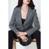 Astarlı Poliviskon Blazer Ceket Antrasit - 31823.1397.