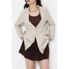 Astarlı Poliviskon Blazer Ceket Bej - 31823.1397.