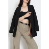 Astarlı Poliviskon Blazer Ceket Siyah - 31823.1397.