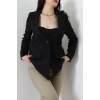 Astarlı Poliviskon Blazer Ceket Siyah - 31823.1397.