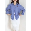 Ayıcık Detaylı Tunik Gömlek Lacivert - 8098.1437.