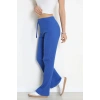 Bağcıklı Kaşkorse Pantolon Saks - 31460.1748.