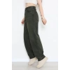 Baggy Kot Pantolon Koyuyeşil - 10045.1968.
