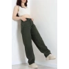 Baggy Kot Pantolon Koyuyeşil - 10045.1968.