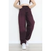 Baggy Kot Pantolon Patlıcanmor - 10045.1968.