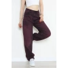 Baggy Kot Pantolon Patlıcanmor - 10045.1968.