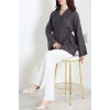 Bağlamalı Kimono Antrasit - 8091.1437.