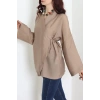 Bağlamalı Kimono Kahve - 8091.1437.