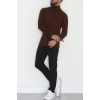 Balıkçı Yaka Erkek Triko Kahve - 70774.1766.