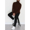 Balıkçı Yaka Erkek Triko Kahve - 70781.1766.
