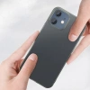 Baseus İPhone 12 Mini 5.4 Comfort İnce Şeffaf Kılıf Matte PP Kılıf-(1903)