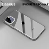 Baseus Simplicity Series iPhone 11 Pro Max 6.5 Kılıf Şeffaf Gel Silikon Kılıf-(1903)