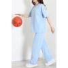 Baskılı Oversize İki İplik Wortex Takım Bebemavi - 80315.1878.
