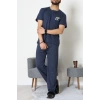 Baskılı Süprem Erkek Pijama Takımı İndigo2 - 70862.1961.