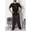 Baskılı Süprem Erkek Pijama Takımı Siyah - 70862.1961.