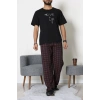 Baskılı Süprem Erkek Pijama Takımı Siyah - 70862.1961.