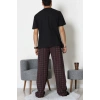Baskılı Süprem Erkek Pijama Takımı Siyah - 70862.1961.