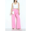Bel Bağlama Detaylı Pantolon Pembe - 7351.1437.