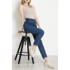 Bel Büzgü Ve Püskül Mom Jean Mavi - 405206.2141.