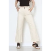Bel Lastikli Palazzo Kot Pantolon Bej - 405354.2141.