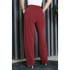 Bel Lastikli Pantolon Bordo - 70989.1347.