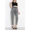 Bel Paça Püskül Büzgülü Mom Jean Açıkfüme - 405204.2141.