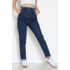Bel Paça Püskül Büzgülü Mom Jean Mavi - 405204.2141.