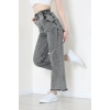 Bel Paça Püsküllü Palazzo Kot Pantolon Açıkfüme - 405108.2141.