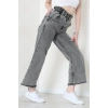 Bel Paça Püsküllü Palazzo Kot Pantolon Açıkfüme - 405108.2141.