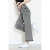 Bel Paça Püsküllü Palazzo Kot Pantolon Füme - 405108.2141.