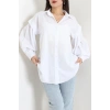Beli İpli Poplin Gömlek Beyaz - 44062.255.