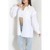 Beli İpli Poplin Gömlek Beyaz - 44062.255.