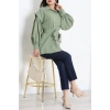 Beli İpli Poplin Gömlek Haki - 44062.255.