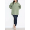 Beli İpli Poplin Gömlek Haki - 44062.255.
