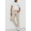Beli Lastikli Bezayağı Erkek Pantolon  Bej - 42515.2091.