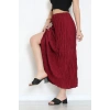 Beli Lastikli Crash Etek Bordo - 43981.1949.