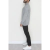 Bisiklet Yaka Şardon İplik Erkek Triko Gri - 42549.1766.