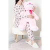 Bisiklet Yaka Uzun Kol Pijama Takımı Panda - 780.1287.