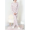 Bisiklet Yaka Uzun Kol Pijama Takımı Panda - 780.1287.