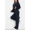 Biyeli Modal Kumaş Takım İndigo - 4087.1247.