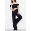 Bubble Crop İkili Takım Lacivert - 32240.1857.